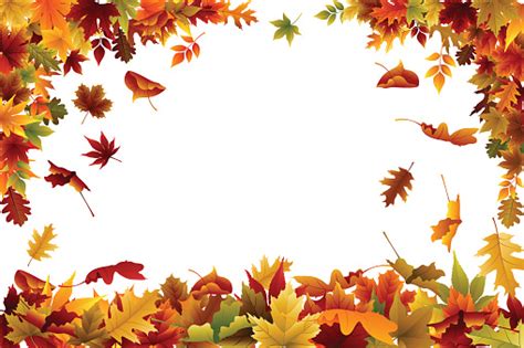 Fall Background Or Wallpaper With Multi Colored Leaves