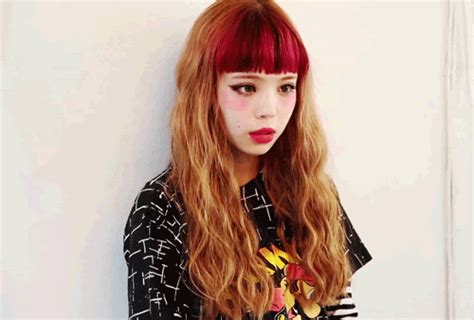 Tea And Mint ♥ Ayumi Seto ♥ Creative Hairstyles Cool Hairstyles Red Bangs Makeup Tumblr