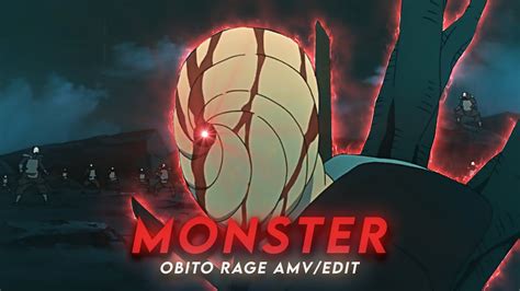 Popular Monster Obito Rage Project File Editamv Youtube