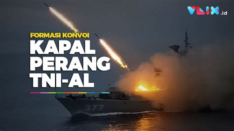 Konvoi Kapal Perang Tni Al Dekat Laut China Selatan Youtube