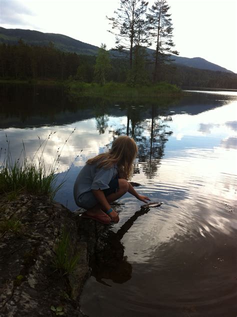 Summernight By The Lake Norway