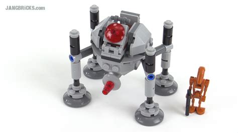 Lego Star Wars Microfighters Homing Spider Droid Review Set 75077