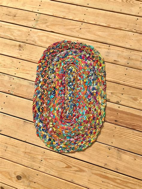 The Easiest Version Of A Rag Rug With Images Rag Rug Braided Rag Rugs
