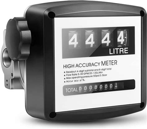 Buy Fuel Flow Meter 1 Inch Bsp Mechanical Gauge 4 Digital For Diesel