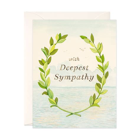 With Deepest Sympathy Card Joojoo Paper
