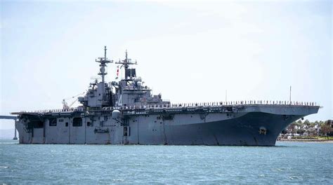 Navy Sailor Aboard Warship Uss Boxer Tests Positive For Coronavirus