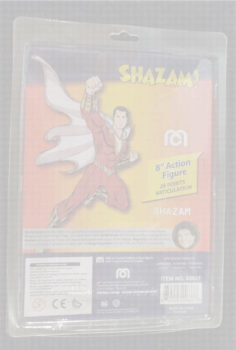 Shazam 8 Mego X Topps Dc Comics Action Figure Limited To 1450