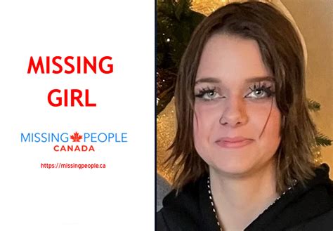 Have You Seen This Missing Regina Saskatchewan Girl Emily