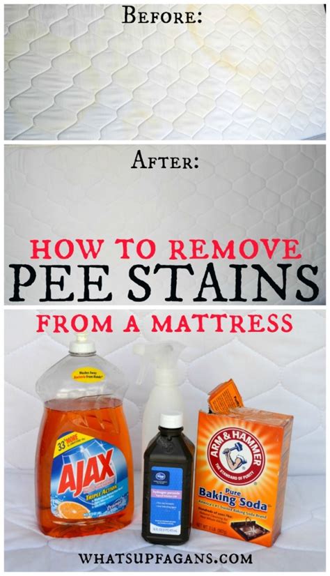 You may find the odor almost impossible to remove with ordinary cleansers. How To Get Pee Stain Out Of A Mattress | How To Instructions