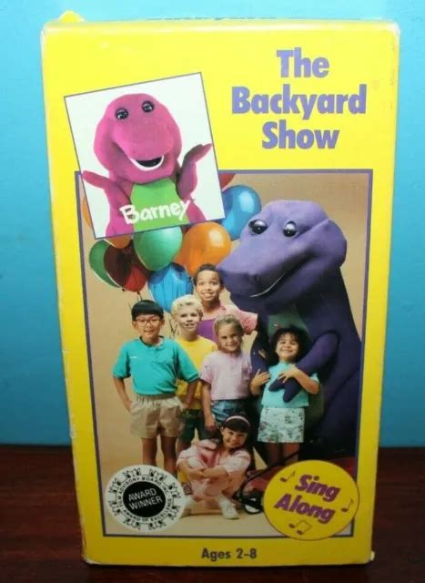 Barney The Backyard Show Vhs 1992 2499 Picclick