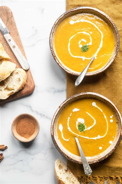 So you have a butternut squash you were thinking about cooking in your instant pot. Instant Pot Butternut Squash Soup | Food Faith Fitness
