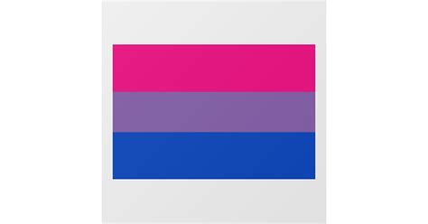 Bisexual Pride Flag Window Cling Zazzle
