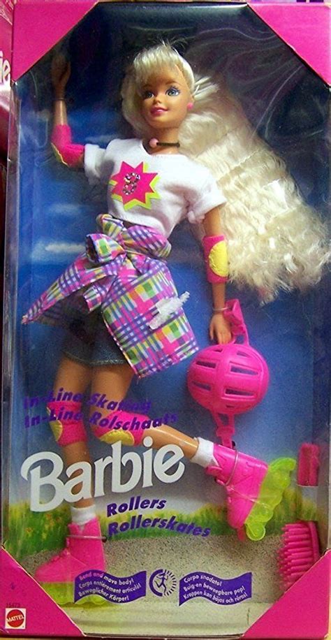 Barbie 1995 In Line Skating 15473 With All Accessories