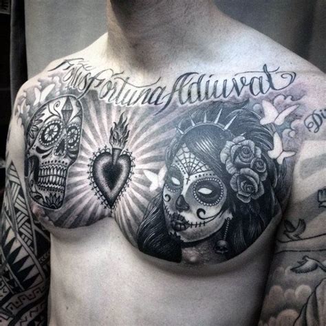 70 Day Of The Dead Tattoos For Men Mexican Holiday