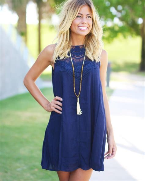 The 25 Best Navy Blue Summer Dress Ideas On Pinterest Navy Dress