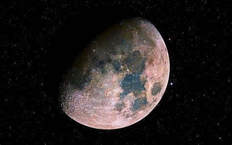 Amazing Close Up Of The Moon Hd Photos Color Picture Moon Photo