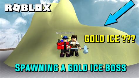 Roblox Snow Shoveling Simulator Defeating An Gold Ice Boss Youtube