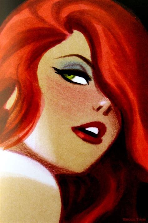 Poison Ivy • Don T Stop Naughty And Nice The Good Girl Art Of Bruce Timm Redhead Art