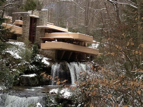 Fallingwater Is The Name Of A Very Special House That Is Built Over A