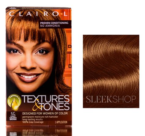 5g Light Golden Brown Clairol Textures And Tones Hair Color