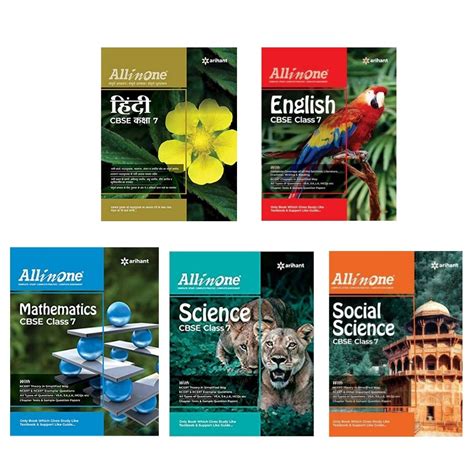Cbse All In One Ncert Based Set Of 5 Books Class 7 Second Hand Books