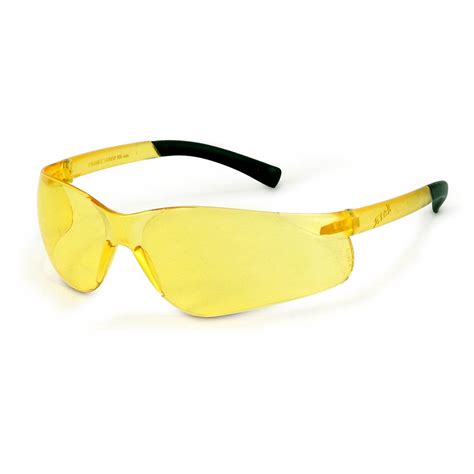 pyramex mini ztek safety glasses amber lens