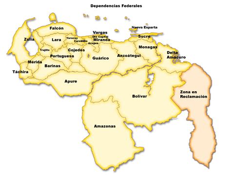 Mapofvenezuelaadministrativedivisions Map Pictures