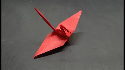 Origami Paper Bird Crane Youtube