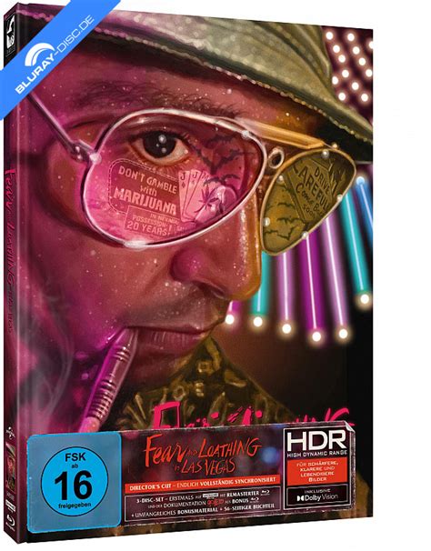 Fear And Loathing In Las Vegas K Limited Mediabook Edition Cover B K UHD Blu Ray Bonus Blu
