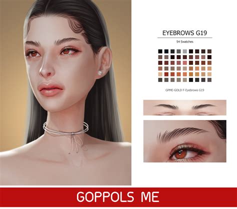 Goppols Me Gpme Gold F Eyebrows G19 Download Hq Mod