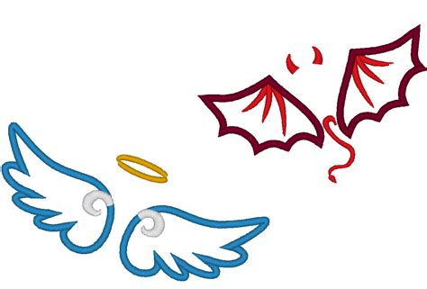 Little Angels Wings Clip Art Library