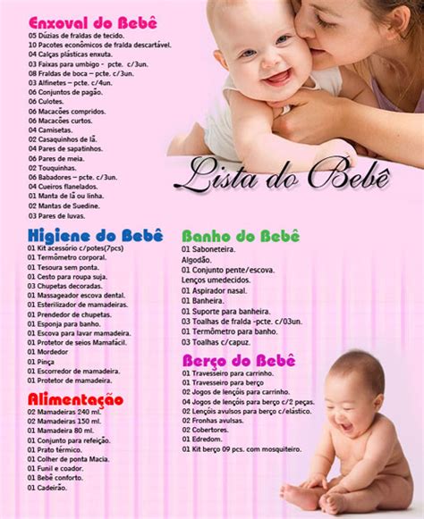 Lista De Enxoval De BebÊ Completa ~ Dicas Grátis 2020