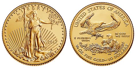 2017 American Gold Eagle Bullion Coin 10 Quarter Ounce Gold Coin Value