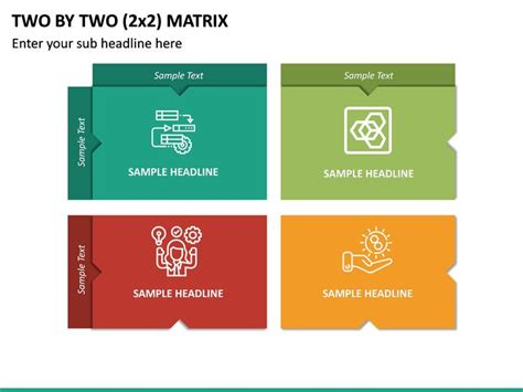 Two By Two 2x2 Matrix Ppt Matrix Powerpoint Templates Two By Two