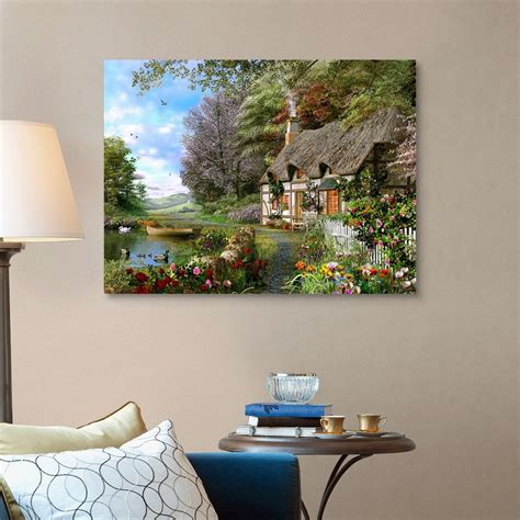 Countryside Cottage Wall Art Canvas Prints Framed Prints Wall Peels