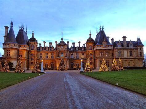 Christmas A Festive Waddesdon Manor Roses And Rolltops