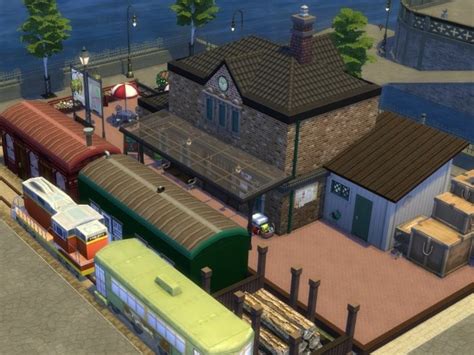 The Train Station At Kyriats Sims 4 World Sims 4 Updates