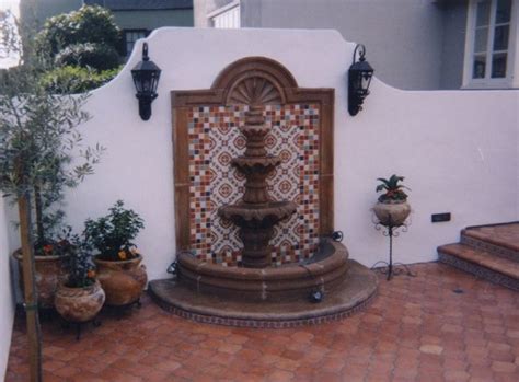 Spanish Tiled Fountains Spanish Fountain Fireclay Tile Spanish