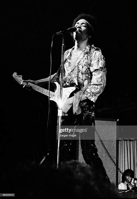 Jimi Hendrix Performs On Stage At The Kb Hallen On September 3rd
