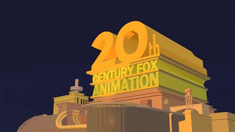 Th Century Fox Animation Logo Remake Rea D Model By