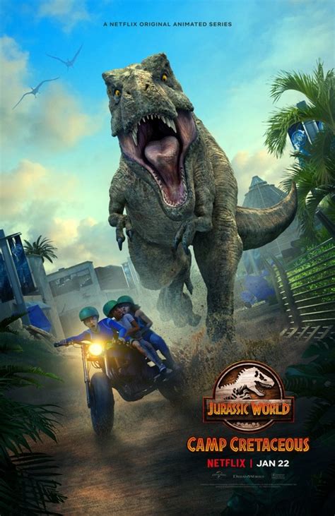 Jurassic World Camp Cretaceous Tv Poster 4 Of 4 Imp Awards