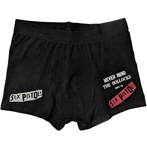 The Sex Pistols Unisex Boxers Never Mind The Bollocks Original Album Wholesale Only And Official