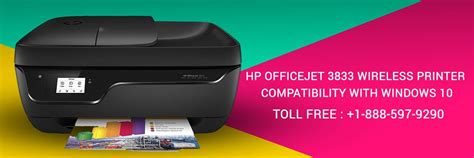 Make sure this fits by entering your model number.; Know about HP Officejet 3833 wireless all-in-one printer compatibility with windows 10