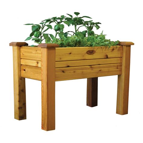Have To Have It Gronomics Cedar Elevated Planter Box 21999