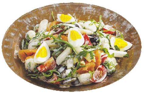 Salade composée aux asperges