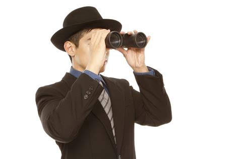 Man Looking Through Binoculars Foundation Group