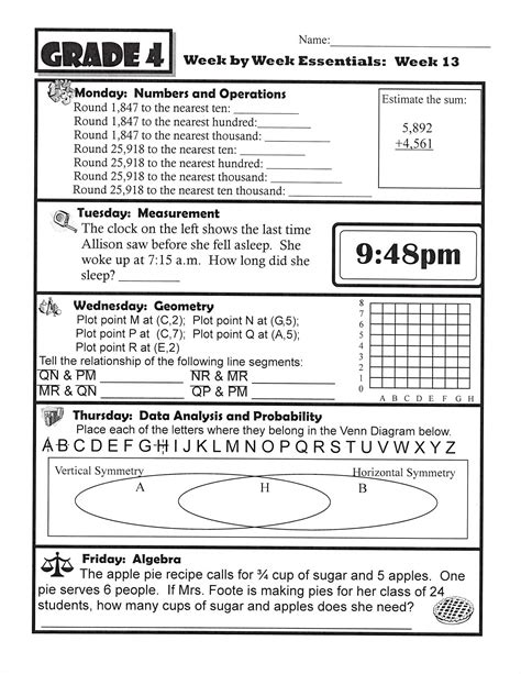 Worksheets For All Grades