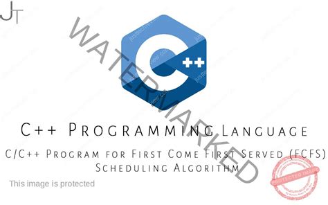 C C Program For First Come First Served Fcfs Scheduling Algorithm