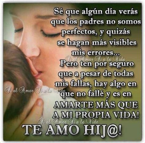 Te Amo Hija Mothers Love Happy Mothers Day Message To My Son Happy