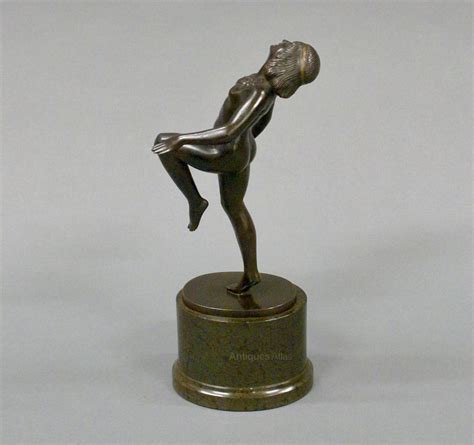 Antiques Atlas Art Deco Bronze Figure Of A Dancing Nude As718a793